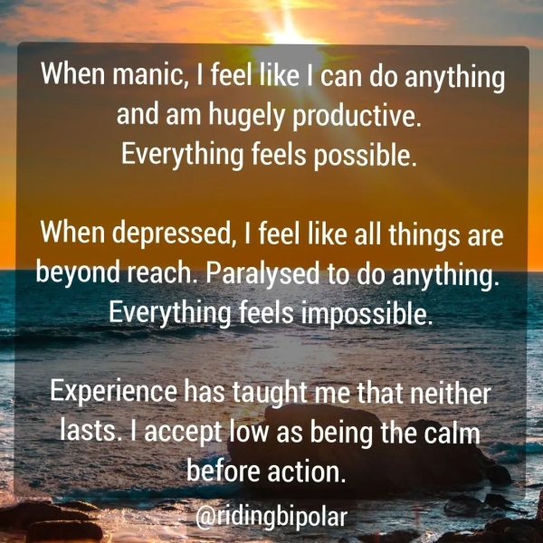 and am hugely productive. Everything feels possible. When depressed, | feel like all things are beyond reach. Pa ESR Come TaN p lasts. | a eS ekg calm a: =s Sarees esa Nennury ice : SS Ocrmcny