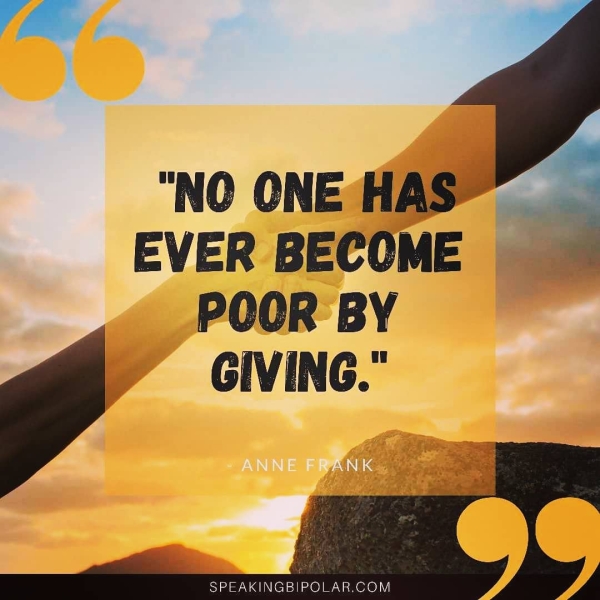 "NO ONE-HAS f EVER BECOME POOR BY SPEAKINGBIPOLAR.COM