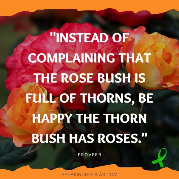 "INSTEAD OF") Posy ev emi i Pat aes eS eS FULL-OF THORNS, BE HAPPY THE THORN BUSH HAS ROSES.” - PROVERB -