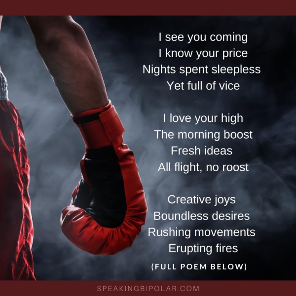 | know your price Nights spent sleepless Yet full of vice ative San ESM (eS) [coo ning movements Erupting Likes) (FULL POEM BELOW) A SPEAKINGBIPOLAR.COM