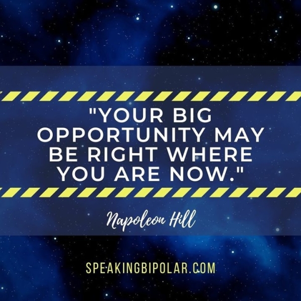 I ea aabdatadatitit, "YOUR BIG OPPORTUNITY MAY BE RIGHT WHERE YOU ARE NOW." Deg oak LA NLC H ee mela eA