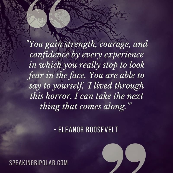 DEM a ATH MARES ARCLLICL confidence by every experience in which you really stop to look fear in the face. You are able to say to yourself, 'T lived through this horror. I can take the next ARM ATOR M Kil e - ELEANOR ROOSEVELT Need Oe hy,