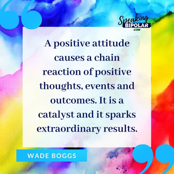 A positive attitude causes a chain reaction of positive thoughts, events and outcomes. Itisa catalyst and it sparks extraordinary results.