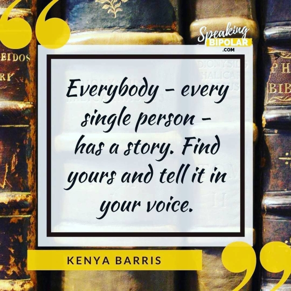 single person - has a story. Find yours and tell it in your voce.