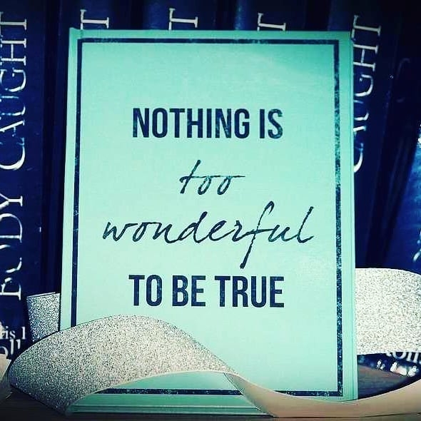 NOTHING IS tro wonderful