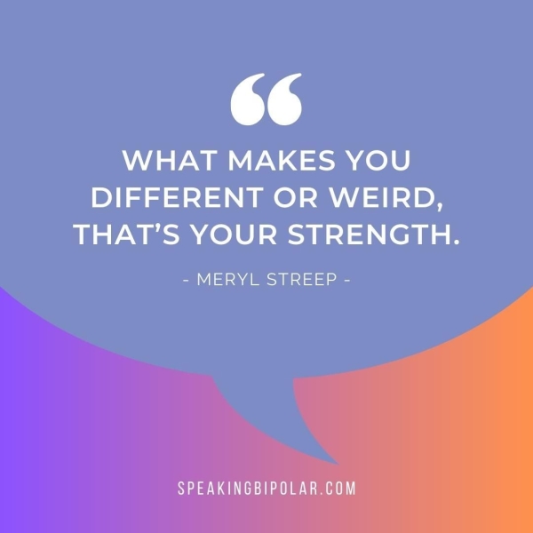 Ts WHAT MAKES YOU DIFFERENT OR WEIRD, THAT’S YOUR STRENGTH. SMERVESPREEP